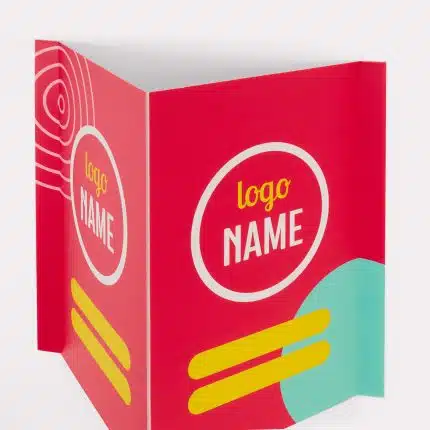 Panneaux immobiliers pliés