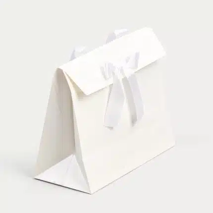 Sacs cadeaux en papier avec ruban Sacs cadeaux en papier avec ruban