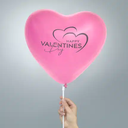 Ballons en coeur