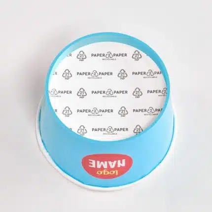 Alternative view of Pots à glace - Recyclable