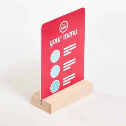 Porte-cartes en bois