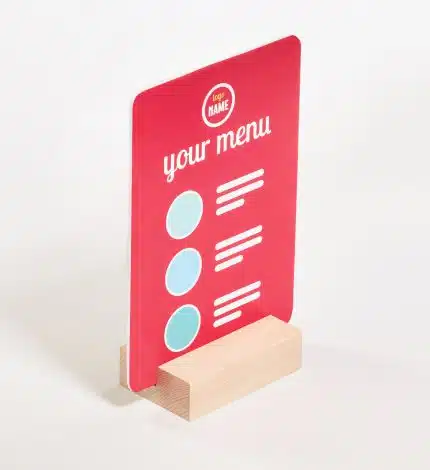 Porte-cartes en bois