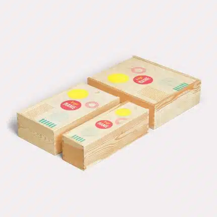 Caisses à vin en bois