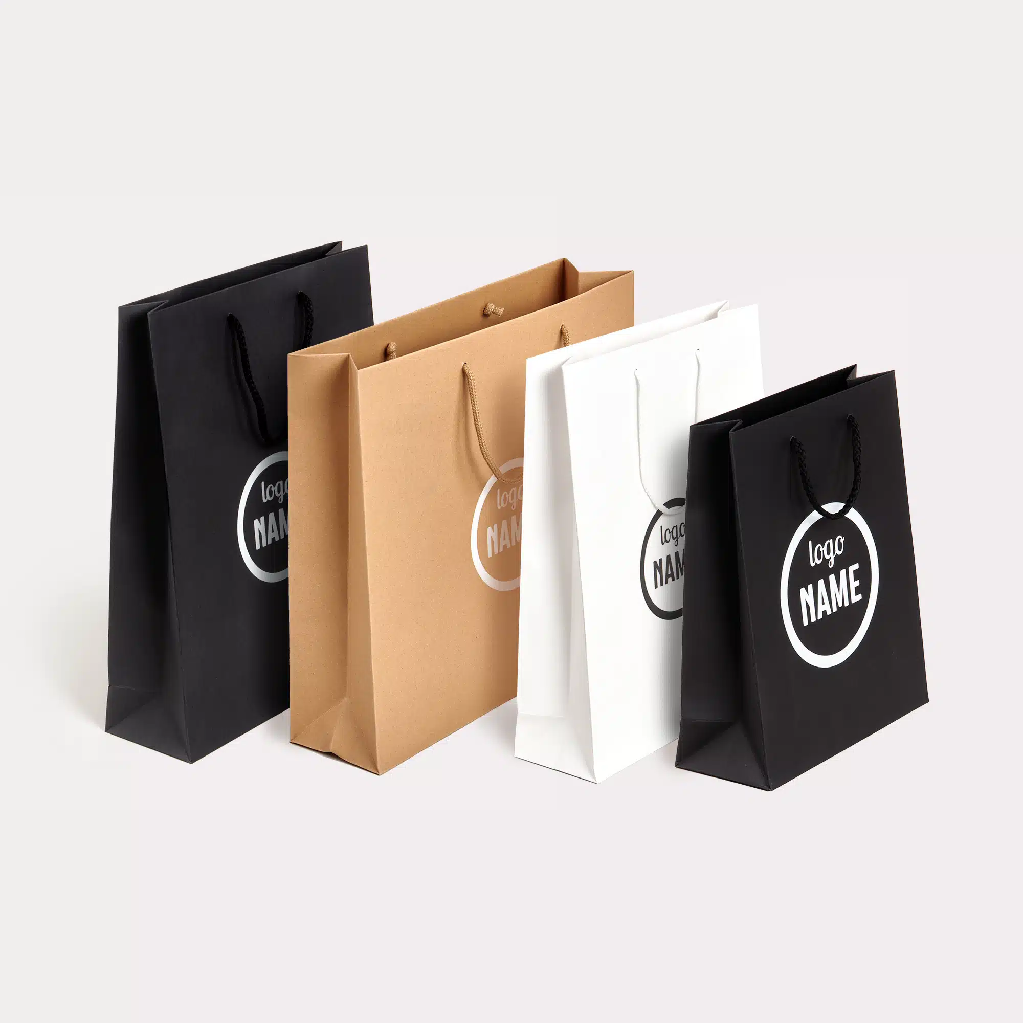 Sacs en papier "Luxe" - sérigraphie Sacs en papier