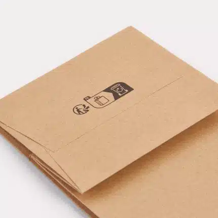 Sacs en papier avec fenêtre