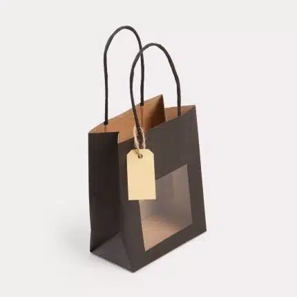 Sacs en papier avec fenêtre