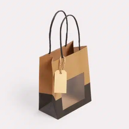 Sacs en papier avec fenêtre