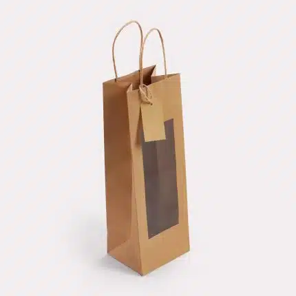 Sacs en papier à bouteille de vin - Sérigraphie Sacs en papier à bouteille de vin