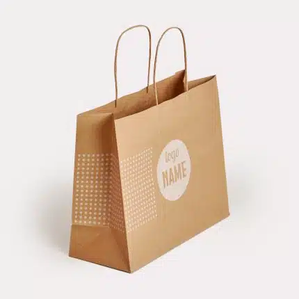 Sacs en papier avec anses torsadées