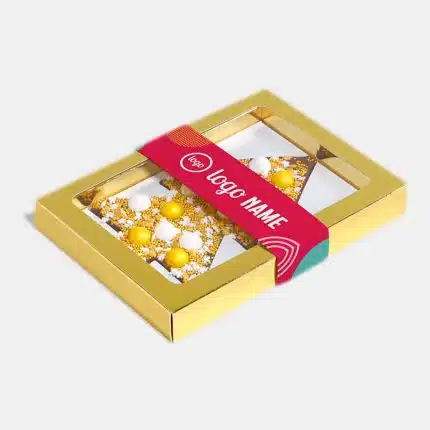 Manchon en chocolat pour sapin de Noël