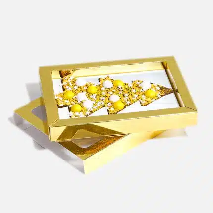 Manchon en chocolat pour sapin de Noël