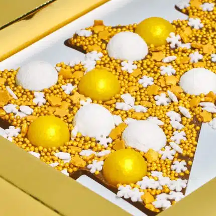 Manchon en chocolat pour sapin de Noël