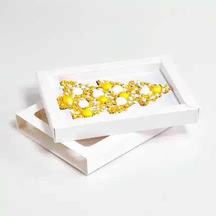 Manchon en chocolat pour sapin de Noël