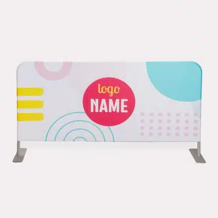 Barrières avec housse textile