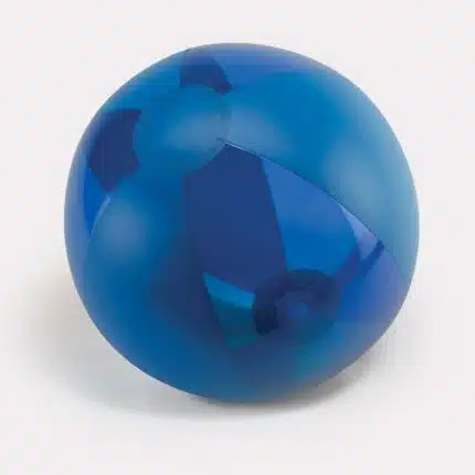 strandbal doorzichtig blauw 720